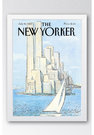 The New Yorker Çerçeveli Tablo July 19 1982