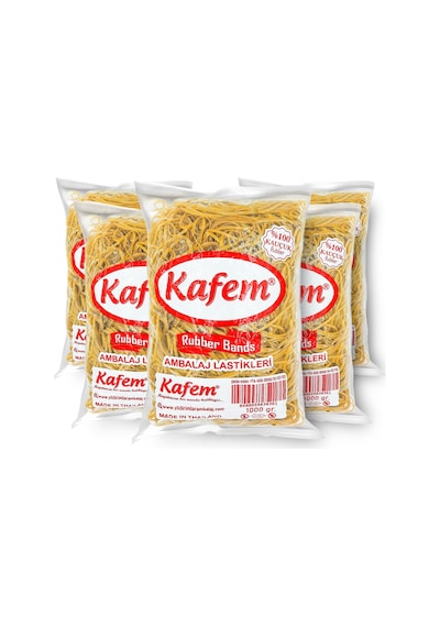 Kafem Ambalaj Lastiği  180 x 3 mm 5 Paket x 1 KG