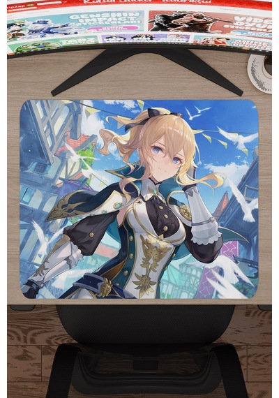 Jean Genshin Impact Anime Gacha V1 - 48x40 Xl Gaming Mouse Pad Fare Altlığı