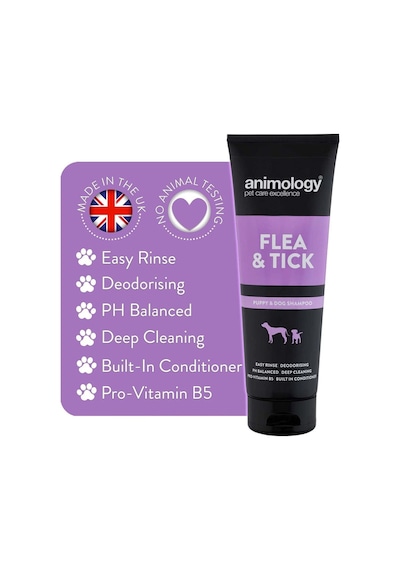 Animology Flea Tick Pire ve Kene Köpek Şampuanı 250 ML