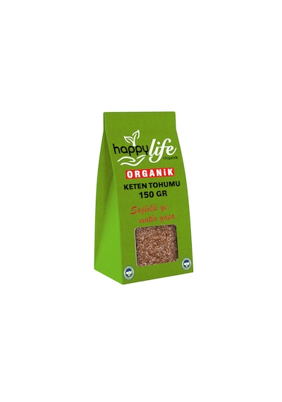 Happy Life Organik Keten Tohumu 150 Gr 150 G
