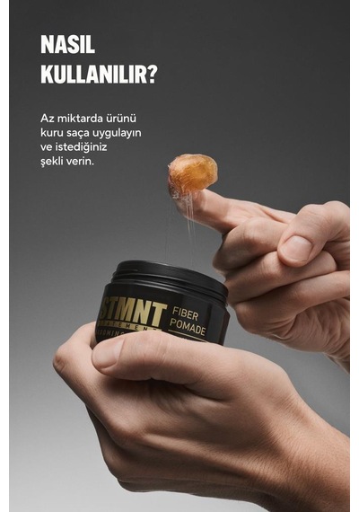 Stmnt Yarı Mat Güçlü Tutuş Esnek Lifli Saç Pomadı 100ml