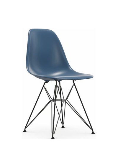 Vitra Eames Dsr Re Sandalye Geri Dönüşümlü Malzeme, Ikonik Tasarım, Dış Mekâna Uygun Lacivert