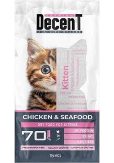 Premium Tavuklu Ve Balıklı Yavru Kedi Maması 15 Kg