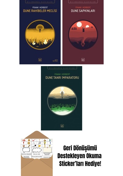 Dune Rahibeler Meclisi + Dune Sapkınları + Dune Tanrı İmparatoru