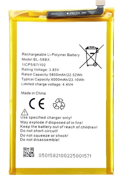 İnfinix Hot 10 Play İle Uyumlu İthal Pil Bl58bx