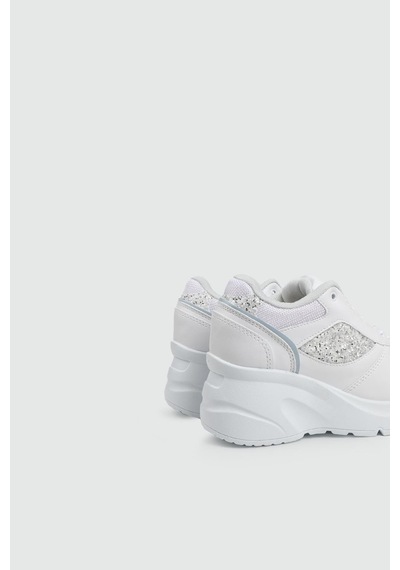 Flet 185 Beyaz Kadın Spor Sneaker Beyaz