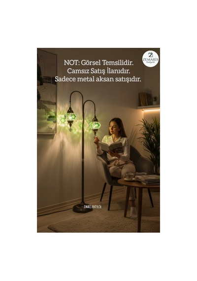 2 Kollu Lambader Sadece Metal Aksanı Metalik - 916705852 Diğer