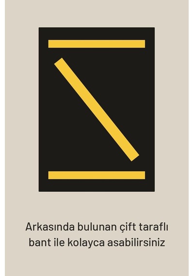 Akçaağaç Serisi Wc Kendinden Yapışkanlı Yönlendirme Levhası