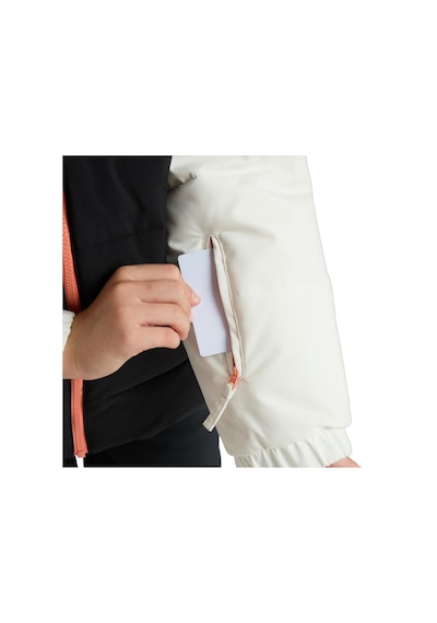 Roxy Roxy Snowyhill Puffy Girl Jk Kız Çocuk Beyaz Snowboard Ceketi Wcf0 Beyaz