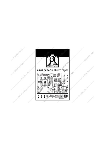 Ayrex Mn08-1 Mona Lisa Eskiz Kağıdı - 25 X 35cm 100 Gr 10 Yaprak
