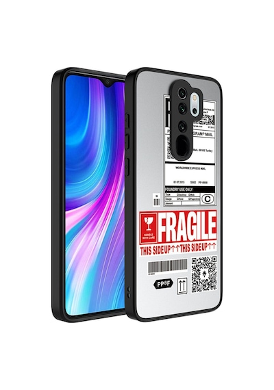 Xiaomi Redmi Note 8 Pro Kılıf Aynalı Desenli Kamera Korumalı Parlak Zore Mirror Kapak Fragile