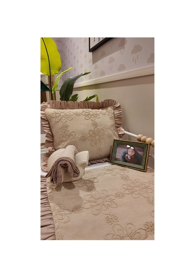 Bahar Bebek Nevresim Takımı Vizon Renk - 100 X 150 Kahverengi