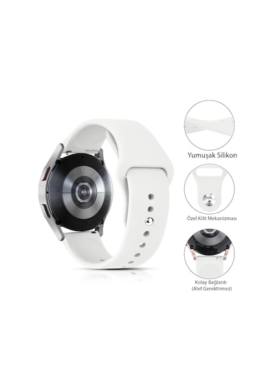 Huawei Watch Gt3 42mm / Gt2 42mm Uyumlu Yumuşak Soft Yüksek Kalite Spor Silikon Kordon