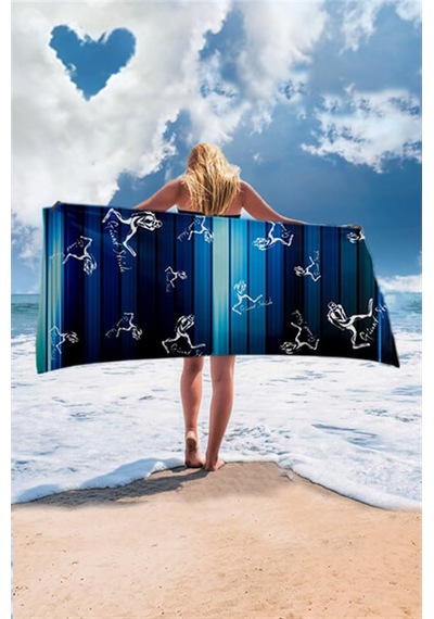 Blue Waves Towel