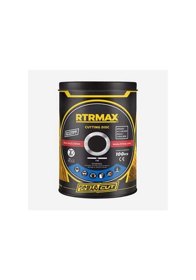 Metal-inox Kesici Disk 180 1.6 22 Rtrmax 100 Adet - Rdm18016
