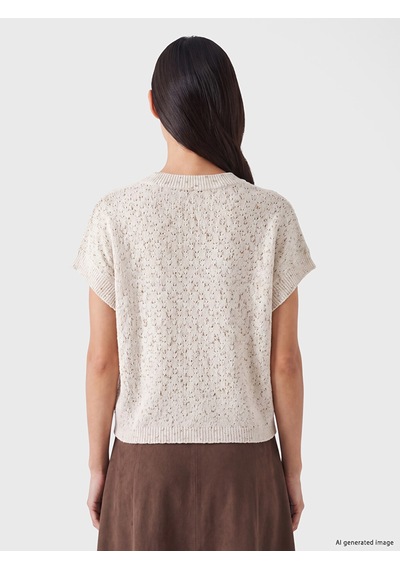 Lcw Everyday Ekru Oversize Kadın Triko Süveter