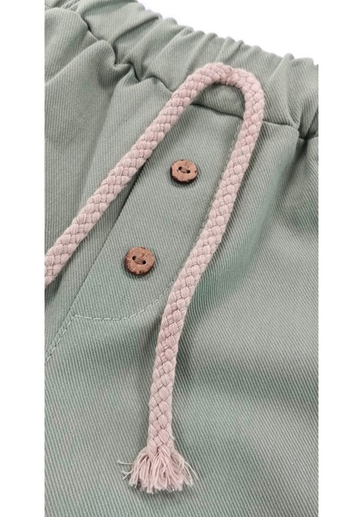 Babyhola Erkek Bebek Bayramlık Takım Araba Baskılı Müslin Kumaş Set 2215 Yeşil