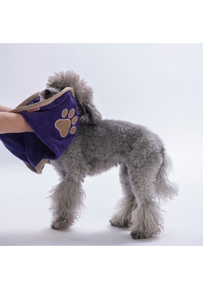 Purple Mor Evcil Hayvan Kurulama Havlusu-köpek Kurulama Havlusu- Kedi Kurulama Havlusu