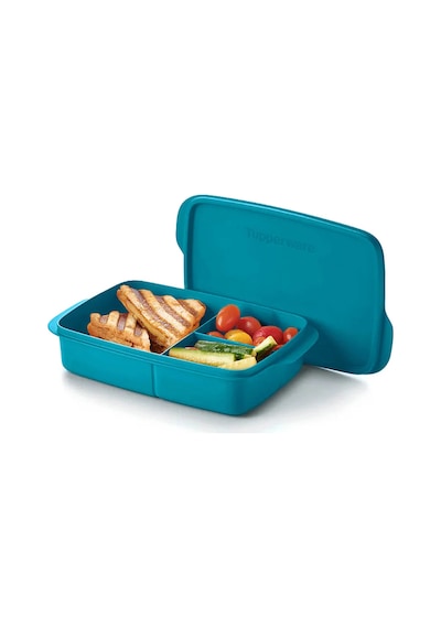 Tupperware Bölmeli Beslenme Kutusu 1l 2 Li Set Renkli