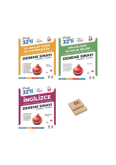 Nartest Lgs 8. Sınıf Prestij 32li İnkılap Din Ve İngilizce Denemeleri + Telefon Standı