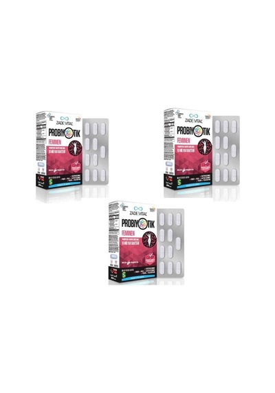 Zade Vital Feminen Probiyotik 30 Kapsül 3 Adet