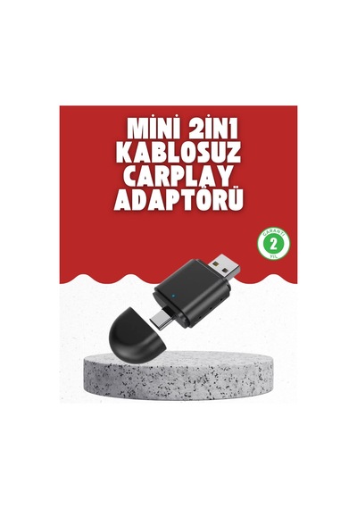 Hepsi Kablosuz Carplay Dönüştürücü Akıllı Tak & Çalıştır Araç Adaptörü Najmaddin