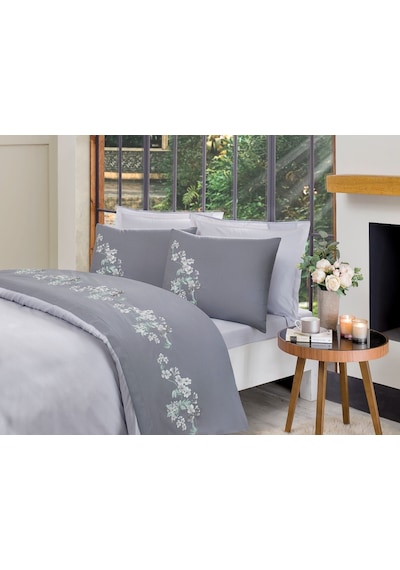 Özdilek Akfil Boutique-cozy Antrasit-çift Kişilik Nevresim Takımı Antrasit