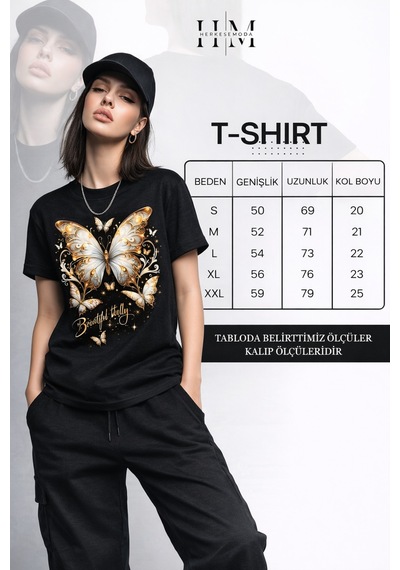 Herkesemoda Baskısız Sıfır Kol Bisiklet Yaka T-shirt Siyah