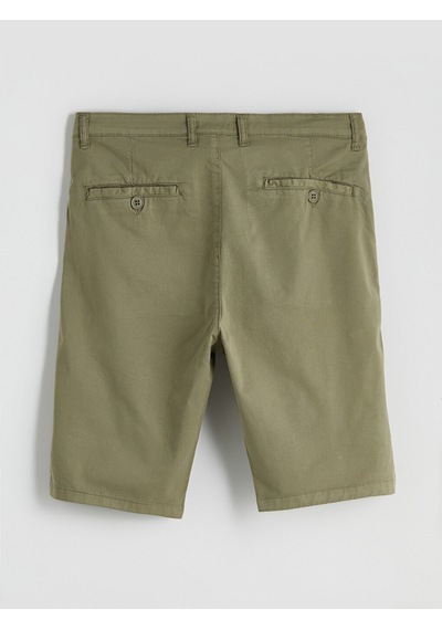 Lcwaıkıkı Classic Haki Standart Kalıp Gabardin Erkek Şort