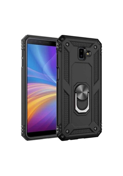 Galaxy J6 Plus Kılıf Zore Vega Kapak Siyah