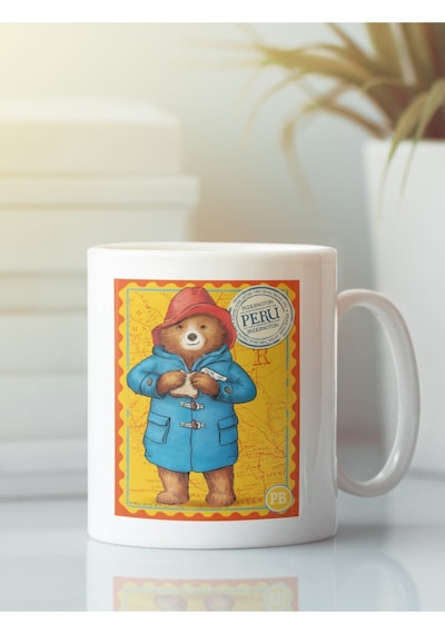 Beyaz Kupa Bardak Paddington Peru Seyahat
