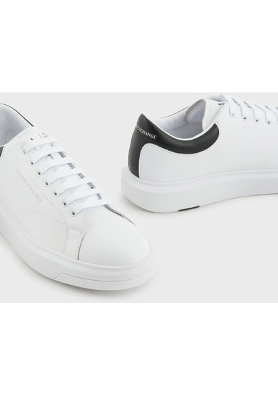 Armani Exchange Erkek Ayakkabı Xux123 Xv534 K488 Beyaz-siyah Beyaz - Siyah