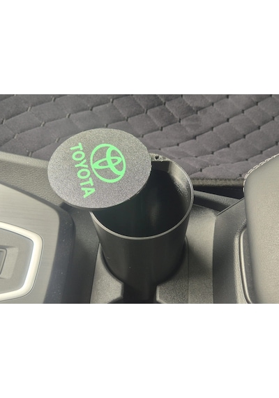 Toyota Araç Çöp Kutusu , Toyota Araç Bardaklık Çöp Kovası , Toyota Bardaklık Çöp Kutusu Siyah
