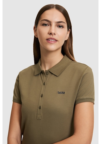 U.s. Polo Assn. Kadın Haki Tişört Basic 50323461-vr027