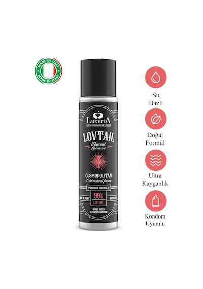 İntimateline Luxuria Lovtail Cosmopolitan Aromalı 60 Ml Kayganlaştırıcı Jel