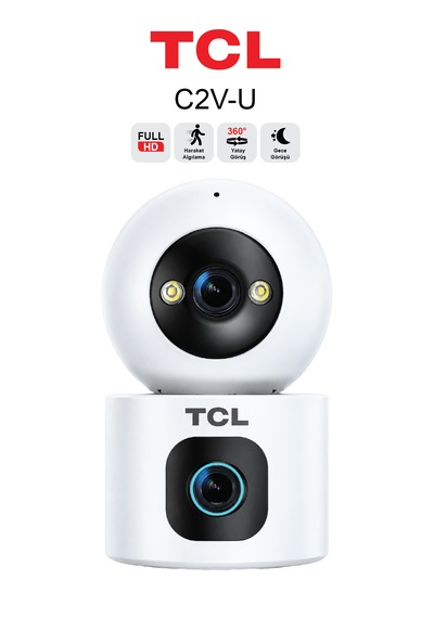 Tcl C2v-u 360 Full Hd Çift Kameralı Akıllı Güvenlik Kamerası Distribütör