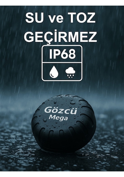 Gözcü Mega Sım Kart Gerektirmez, Ip68, 5 Yıl Pil