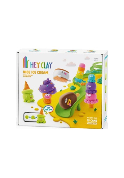 Hey Clay Yaratıcı Kil Seti - Nice Ice Cream
