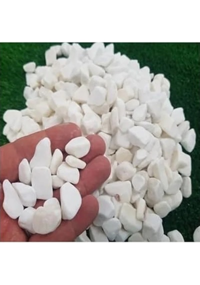 10 Kg Beyaz Dolomit Taş - Bahçe Ve Akvaryum İçin -
