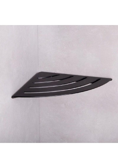 Duş Raf Sistemi Siyah Renk 30x210x210 Mm
