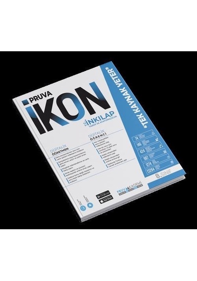 8. Sınıf İkon T.C. İnkılap Tarihi ve Atatürkçülük Konu Anlatım Kitabı -  Pruva Akademi