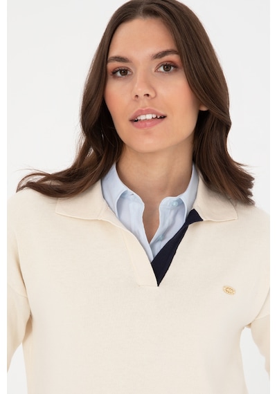 U.S. Polo Assn. U.s. Polo Assn. Kadın Kazak /triko 50314905-vr256 İnci