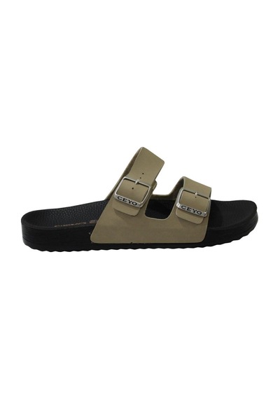 Ceyo Bahama-10 Camel Ortapedik Erkek Terlik & Sandalet 001