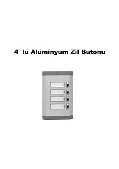 4 Lü Alüminyum Zil Butonu