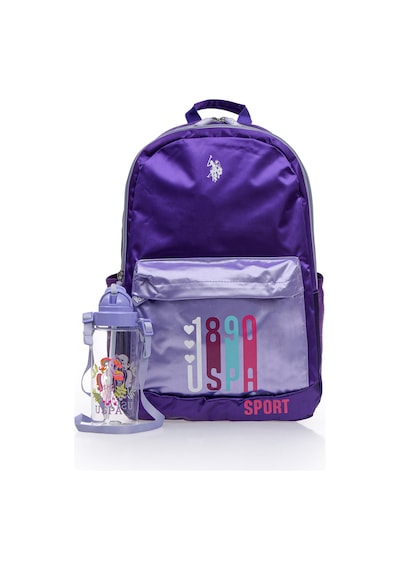 U.s. Polo. Assn. Kız Çocuk Okul Çanta Seti Plset2402807 Mor