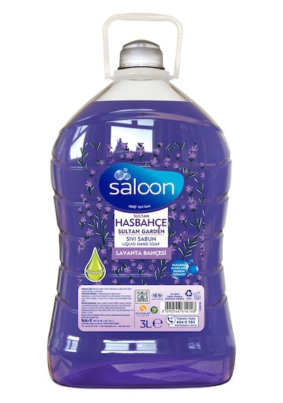Saloon Lavanta Bahçesi Sıvı Sabun 3 x 3 L