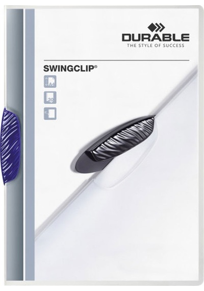 Durable Swingclip Sıkıştırmalı Dosya 30 Sayfa Lacivert 2260-k