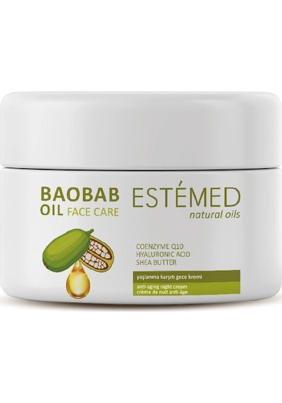 Estemed Gece Kremi & Baobab  Night Cream 50ml