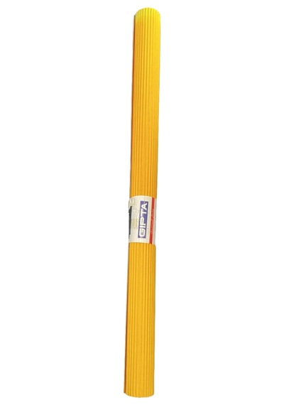 Gipta Sarı Oluklu Mukavva Kağıt Rulo 50x200 Cm Krepon Ambalaj Kağıdı
